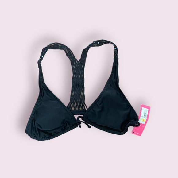 Crochet Racerback Bikini Top - Picture 2 of 7